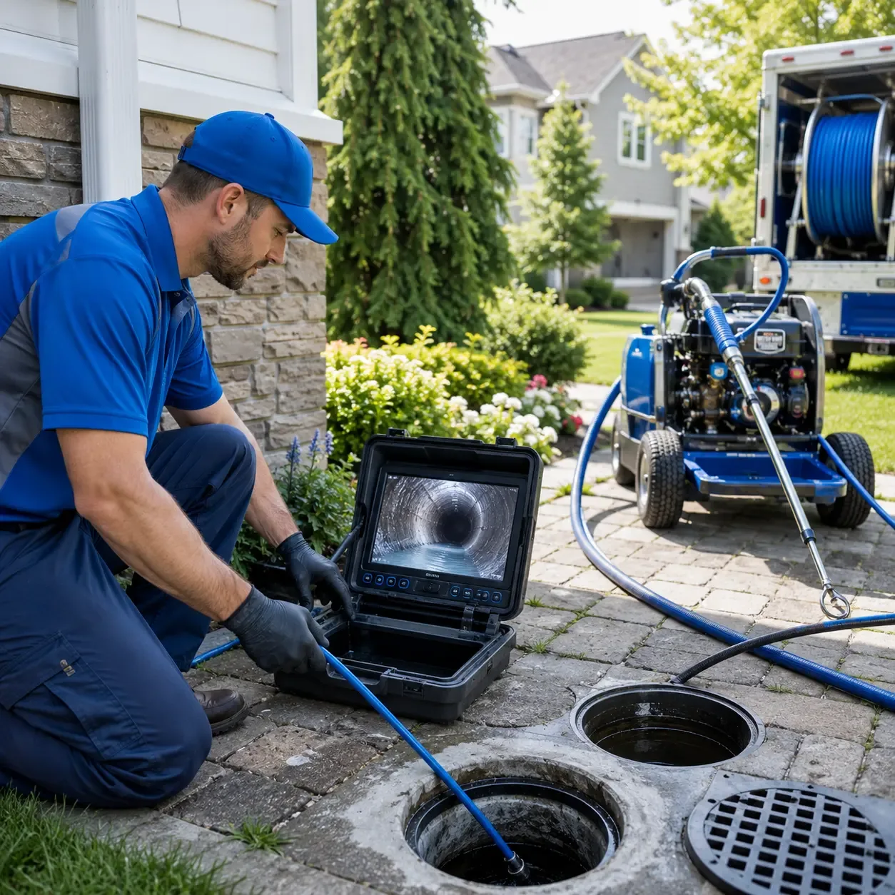Outdoor drain cleaning professionals serving Cuba, NY
